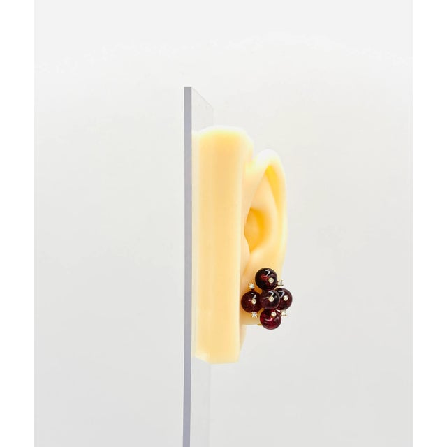 This is part of Chairish’s Fine Jewelry assortment. Beautiful big pink tourmaline beads with good quality white diamond...