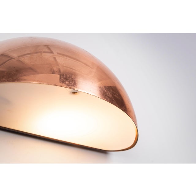 Type 6650 Wall Lamp in Copper by Horn Belysning, 1980s For Sale - Image 9 of 11