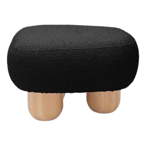 Object 049 Black Pouf by NG Design