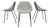 Set of Three Pierre Guariche for Meurop ‘Coquillage’ Dining Chairs, 1960 For Sale