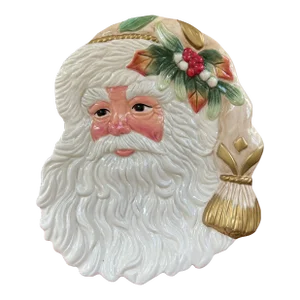 Fitz and Floyd 2000s Santa Claus Plate
