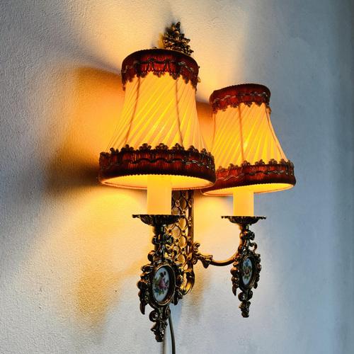 Vintage Rococo Wall Sconce For Sale - Image 6 of 11