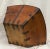 Antique Elm Wood Gathering Basket With Original Iron Details For Sale - Image 10 of 12