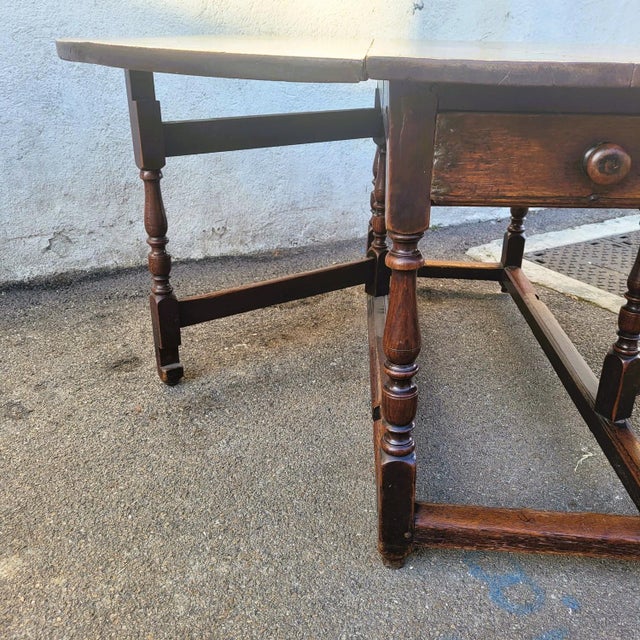 Gateleg Table in Oak, 1800s For Sale - Image 9 of 17