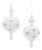 Glass Ornament Set of 6 For Sale