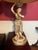 Vintage Figural Lamps, Young Man and Young Woman Carrying Fruit Baskets - a Pair For Sale - Image 9 of 12