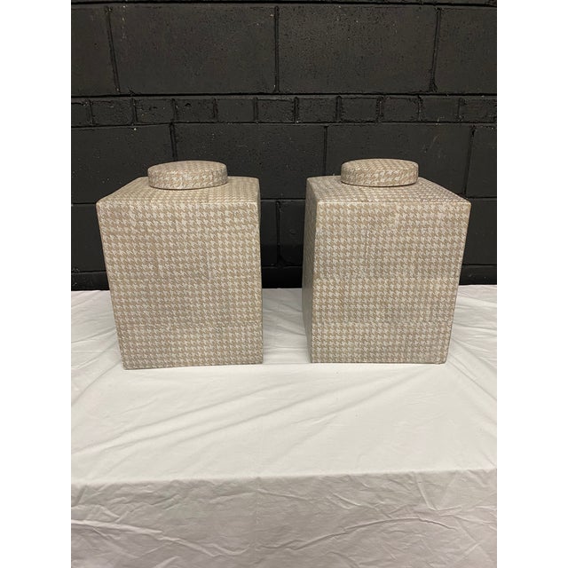 Kelly Hoppen 1960s Vintage Kelly Hoppen Porcelain Tea Jars - a Pair For Sale - Image 4 of 4