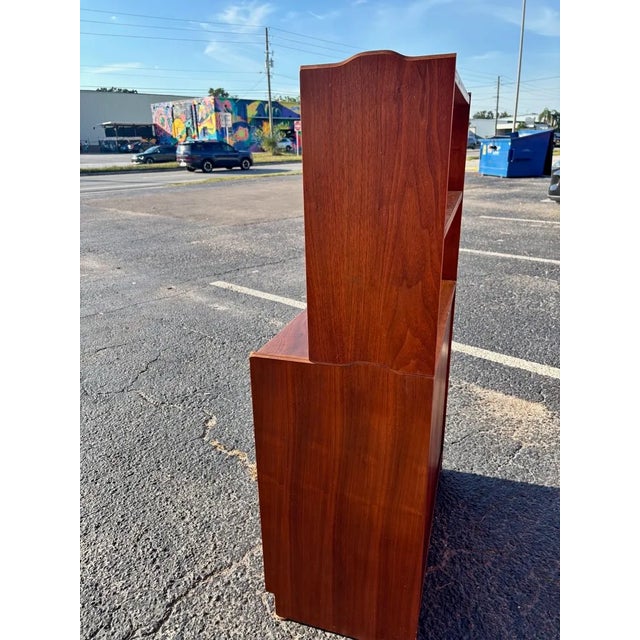 Mid Century Lane Martinique Record Cabinet Bookcase For Sale - Image 18 of 18