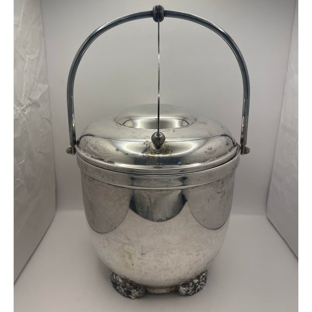 Early 20th Century Silver-Plate Ice Bucket For Sale - Image 9 of 11