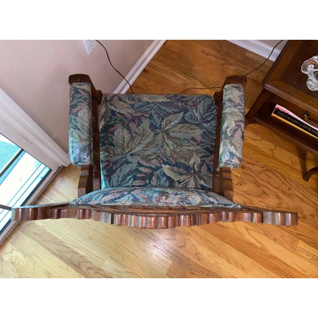 Antique Eastlake Cushioned Single Parlor Chair For Sale - Image 11 of 13