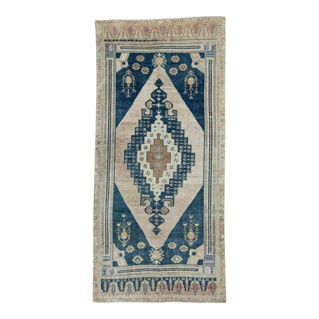 Turkish Vintage Rug 4'3" x 9'3" #20680 For Sale