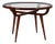 Round Walnut Coffee Table by Nicolay Diulgheroff, Italy, 1950s For Sale