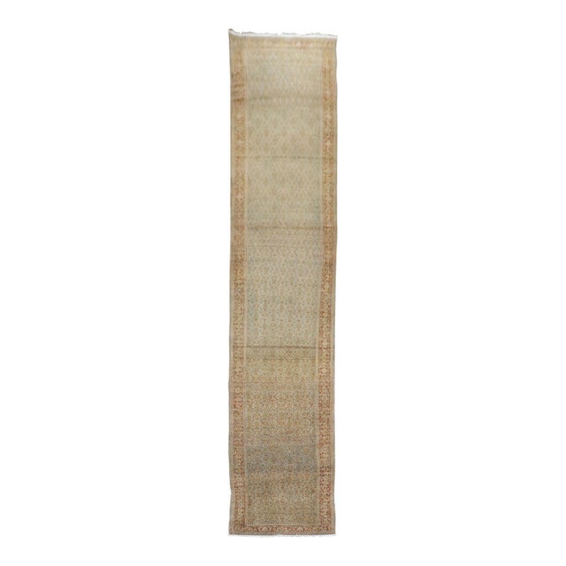 Fine Persian Senneh Wide Runner, Early 20th Century - 3'6" x 20'5" For Sale