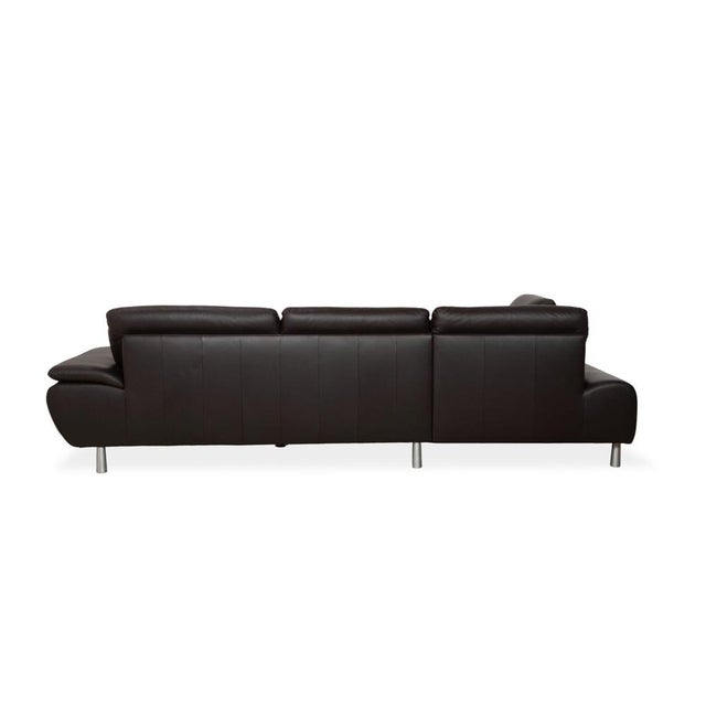 Loop Corner Sofa in Dark Brown Leather from Willi Schillig For Sale - Image 14 of 16
