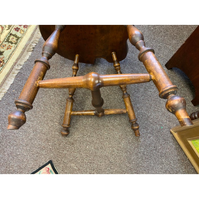 20th Century Reproduction of Antique Windsor Low Back Arm Chair For Sale - Image 9 of 10