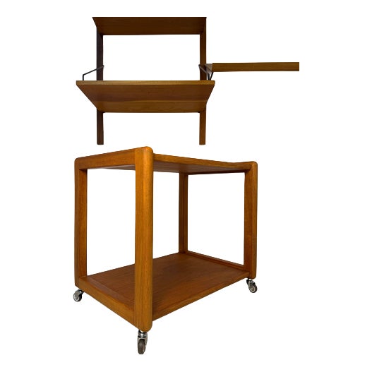 No. 708 Serving Trolley in Teak by Aksel Kjersgaard for Odder Møbler For Sale