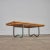 Wood 1950s Bronze Patio Beach Table With Wood Top by Walter Lamb for Brown Jordan, Attributed For Sale - Image 7 of 11