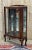 English Walnut Display Cabinet, 1950s For Sale - Image 11 of 12