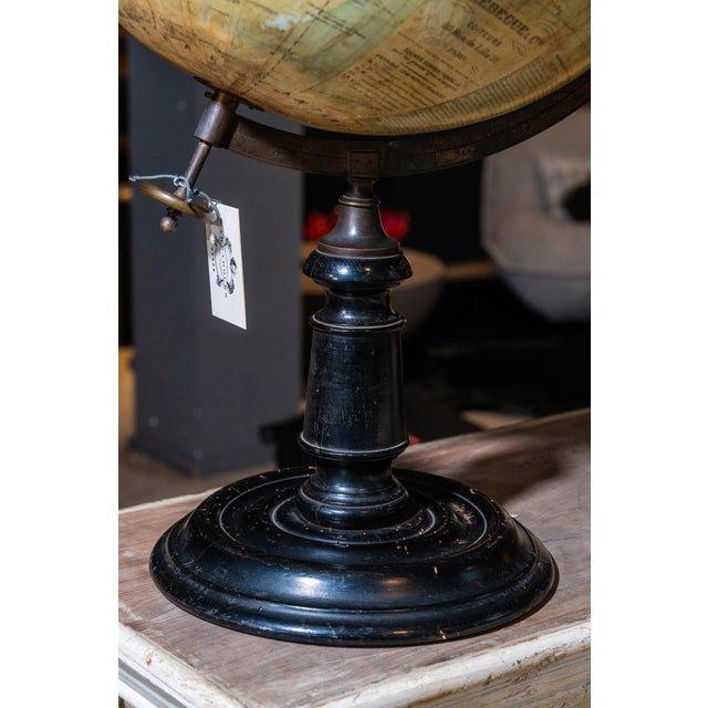 World Map Globe from E. Dubail, 1890s For Sale - Image 6 of 7