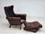 Danish Armchair in Brown Furniture Leather, 1970s For Sale - Image 6 of 18
