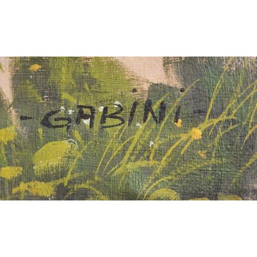 Gabini, Southern Landscape, Oil on Canvas, Framed For Sale - Image 9 of 12