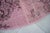 Pink The Pink Way Turkish Round Rug Hand Knotted Handstitched Living Room Entry Decor - 4'11" Diameter For Sale - Image 8 of 13