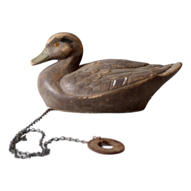 1950s General Fibre Ariduk Mallard Hen Duck Decoy For Sale