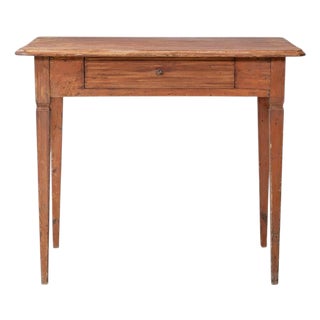 Mid-19th Century Swedish Pine One-Drawer Side Table For Sale