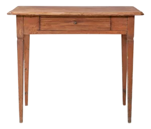 Mid-19th Century Swedish Pine One-Drawer Side Table