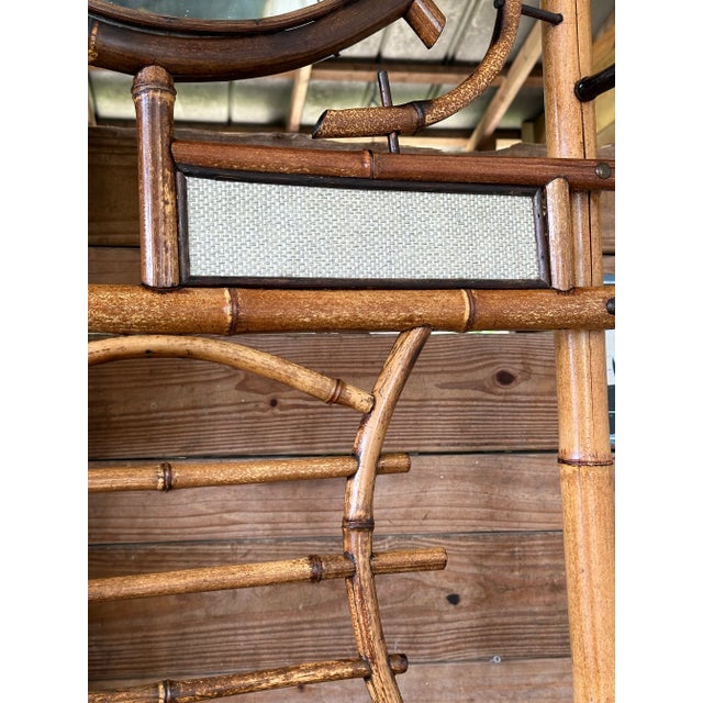 Early 20th Century French Bamboo Aesthetic Movement Hall Tree or Coat Hat Rack For Sale - Image 10 of 12