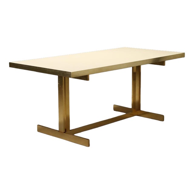 Brass Table by Mario Sabot, 1980s For Sale