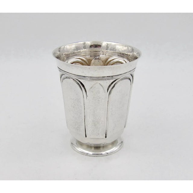 Metal Marie Zimmermann Sterling Silver Arts & Crafts Tumbler Julep Cup For Sale - Image 7 of 12