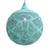 Beautiful verdigris turquoise copper globe lantern with hand perforated moorish design patterns. Added ambience with light...