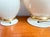 Mid-Century Modern Vintage French Table Lamps in Ivory / Gold Crackled Ceramic from Maison Le Dauphin, 1970s, Set of 2 For Sale - Image 3 of 13