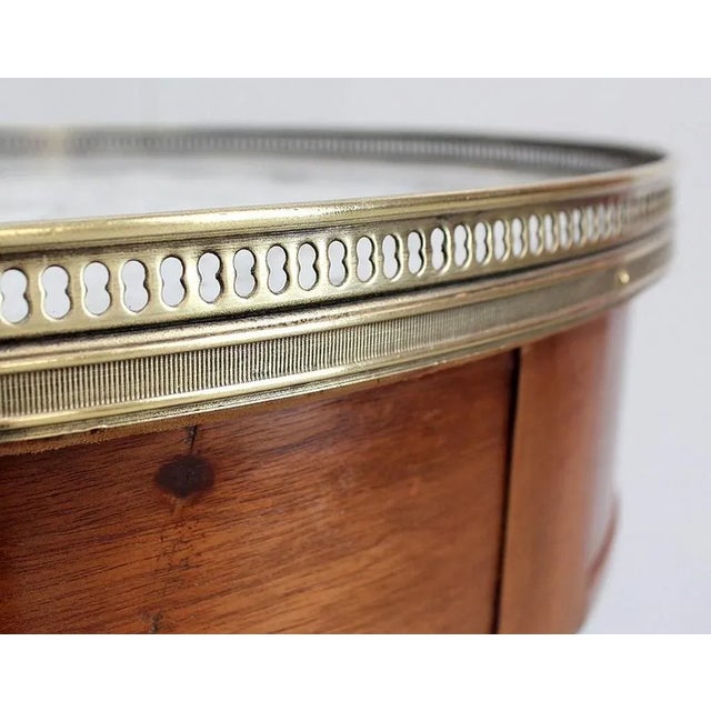 Bouillotte Table in Mahogany in the Style of Louis XVI, Early 20th Century For Sale - Image 10 of 18