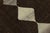 Hand-Knotted Modern Gabbeh Wool Runner – Dark Brown Tribal With Diamond Pattern For Sale In New York - Image 6 of 7