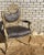 Antique Style Baroque Gray Armchair of Louis XV Style With Gray "Gobelins" Patterns Fabric and Gilded Wood. Super for Your Classic Rooms. For Sale In New York - Image 6 of 6