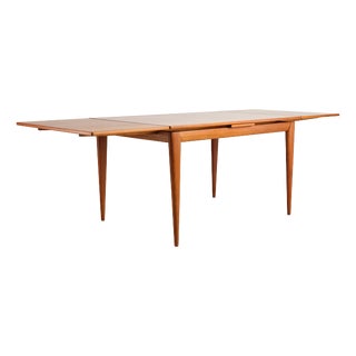 Extendable Dining Table Model 12 in Teak by Niels O. Møller for j.l. Møllers, Denmark, 1960s For Sale