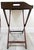 Mid 20th Century Vintage English Butler's Mahogany Tray Table With Folding Stand For Sale In Miami - Image 6 of 18