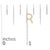 Early 21st Century 10K Yellow Gold 1/10 Cttw Diamond 'R' Initial Stud Earring For Sale - Image 5 of 5