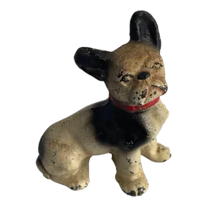 Antique Hubley French Bulldog Dog