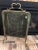 Victorian Mid 19th Century Victorian Beveled Edge Mirror and Brass Stand Fire Screen For Sale - Image 3 of 13