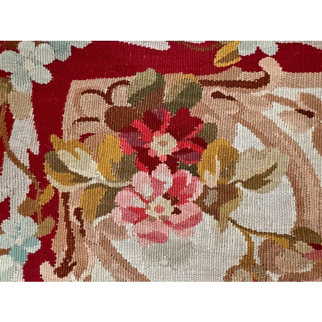 Neoclassical Elegance: A 19th-Century French Aubusson Tapestry For Sale - Image 13 of 15