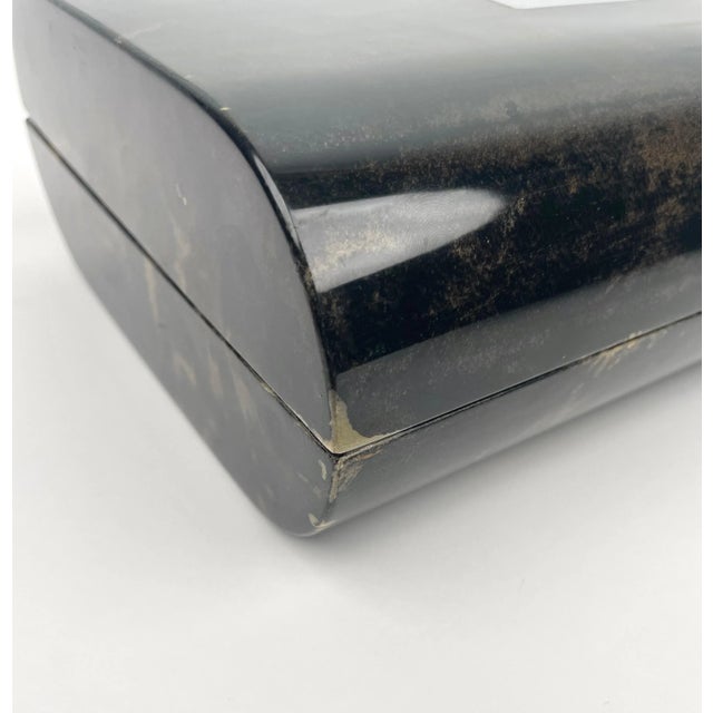 Goatskin Box by Tommaso Barbi, Italy, 1970s For Sale - Image 13 of 14