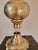 Vintage Hand Painted Brass Side Table Lamp From India For Sale - Image 11 of 16