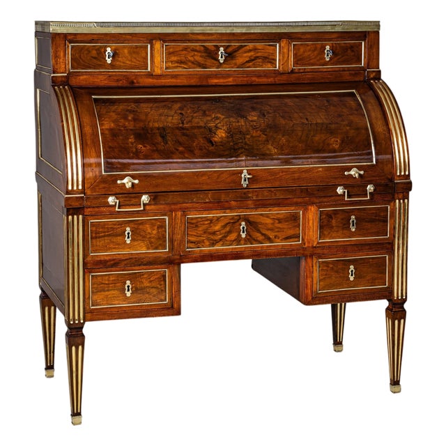 Late 18th Century Roll-Top Bureau, France For Sale