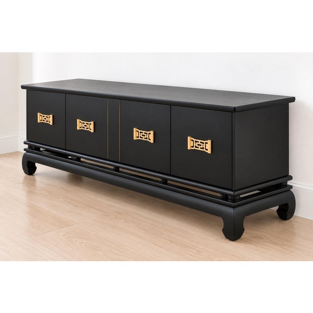 Johnson Furniture Company Renzo Rutili for Johnson Furniture Mid-Century Modern Cabinet For Sale - Image 4 of 5