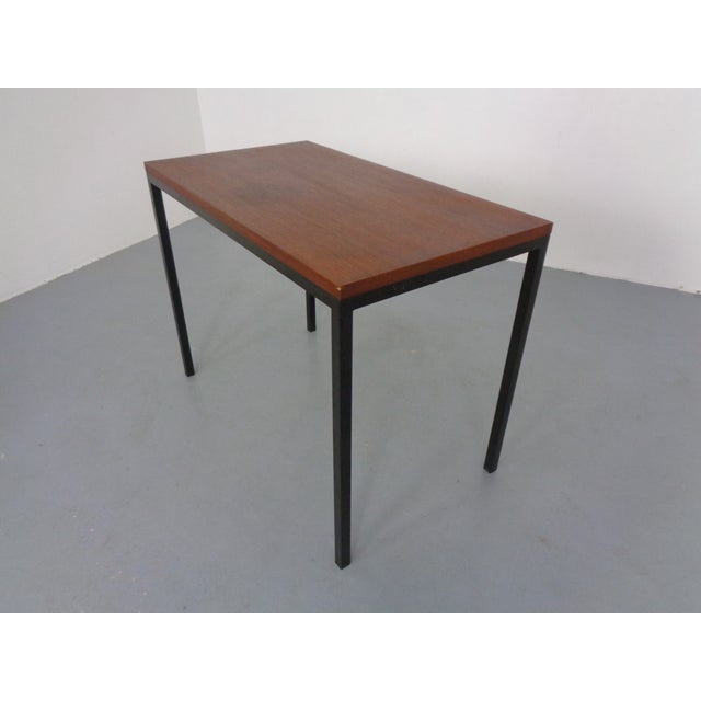Vintage Teak and Steel Desk, Denmark, 1960s For Sale - Image 9 of 18