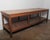 Wood Antique French Workbench Table – Rustic Farmhouse Industrial For Sale - Image 7 of 7