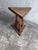 Art Nouveau Carved Wood Triangular Side Table, France, 1915 For Sale - Image 6 of 11